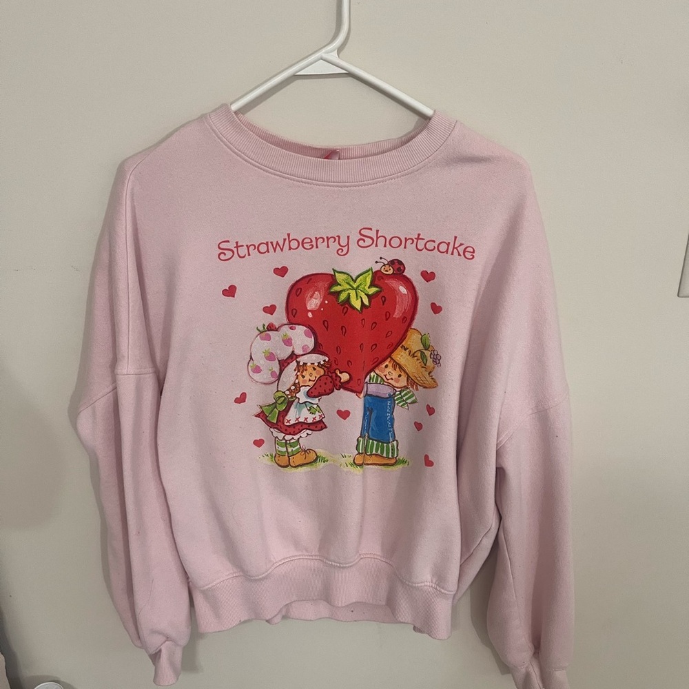 Strawberry Shortcake Pink Sweater